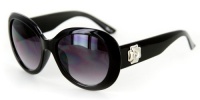 Lucky Star Vintage-Inspired Sunglasses (Black w/ Smoke Lens) Lucky Star Vintage-Inspired Sunglasses (Black w/ Smoke Lens)