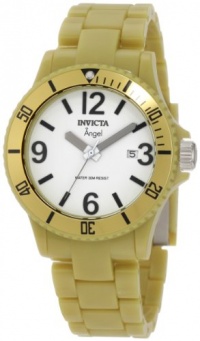 Invicta Women's 1214 Angel White Dial Green Plastic Watch Invicta Women's 1214 Angel White Dial Green Plastic Watch