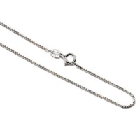 Sterling Silver Italian 1mm Box Chain All Sizes in Inches 7,9,14,16,18,20,22,24,30 Sterling Silver Italian 1mm Box Chain All Sizes in Inches 7,9,14,16,18,20,22,24,30