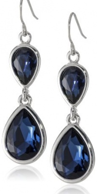 Kenneth Cole New York Marquis Stone Faceted Teardrop Gem Double Drop Earrings Kenneth Cole New York Marquis Stone Faceted Teardrop Gem Double Drop Earrings
