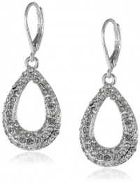 Kenneth Cole New York Pave Item Boost Silver Pave Open Teardrop Earrings Kenneth Cole New York Pave Item Boost Silver Pave Open Teardrop Earrings