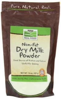 NOW Foods Non Fat Dry Milk Powder, 14 Ounce Bags (Pack of 4) NOW Foods Non Fat Dry Milk Powder, 14 Ounce Bags (Pack of 4)