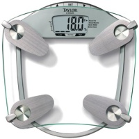 Taylor 5599 440 Pound Tempered Glass Body Fat-Body Water Scale Taylor 5599 440 Pound Tempered Glass Body Fat-Body Water Scale