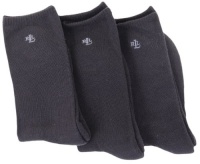 Ralph Lauren Hosiery Cushion Sole Cotton Trouser Sock 3 Pair Pack (34002) one size/Black Ralph Lauren Hosiery Cushion Sole Cotton Trouser Sock 3 Pair Pack (34002) one size/Black