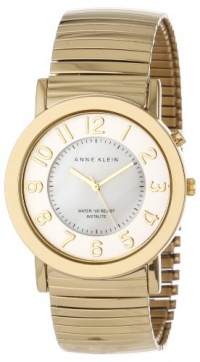 Anne Klein Women's AK/1308MPGI Luminous Dial Gold-Tone Expansion Bracelet Watch Anne Klein Women's AK/1308MPGI Luminous Dial Gold-Tone Expansion Bracelet Watch