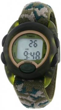 Timex Kids' T71912 Digital Camo Elastic Fabric Strap Watch Timex Kids' T71912 Digital Camo Elastic Fabric Strap Watch