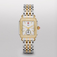 MICHELE Deco 16 Two Tone Diamond, Two Tone Bracelet MICHELE Deco 16 Two Tone Diamond, Two Tone Bracelet