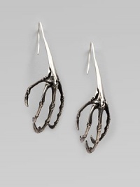 A haunting design in sleek sterling silver. Sterling silverLength, about 2½Hook backImported A haunting design in sleek sterling silver. Sterling silverLength, about 2½Hook backImported