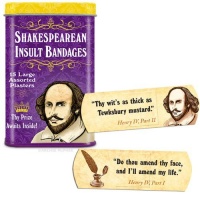 Accoutrements Shakespearean Insult Bandages Accoutrements Shakespearean Insult Bandages