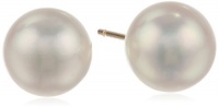 14k Yellow Gold 8x8.5mm AAA Akoya Cultured Pearl Earrings 14k Yellow Gold 8x8.5mm AAA Akoya Cultured Pearl Earrings