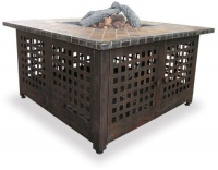 Blue Rhino GAD860SP LP Gas Outdoor Firebowl with Slate/Marble Mantel Blue Rhino GAD860SP LP Gas Outdoor Firebowl with Slate/Marble Mantel