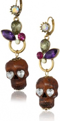 Betsey Johnson St. Barts Skull Drop Earrings Betsey Johnson St. Barts Skull Drop Earrings