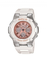 Casio Women's BGA110-7B2 Baby-G Shock Resistant White Multi-Function Sport Watch Casio Women's BGA110-7B2 Baby-G Shock Resistant White Multi-Function Sport Watch