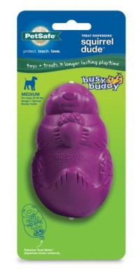 PetSafe Busy Buddy Squirrel Dude Dog Toy, Medium PetSafe Busy Buddy Squirrel Dude Dog Toy, Medium