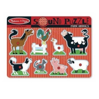 Melissa & Doug Farm Animals Sound Puzzle Melissa & Doug Farm Animals Sound Puzzle