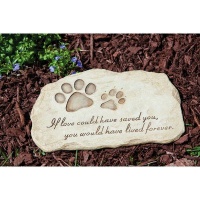 Evergreen Enterprises Dog Paw Print Devotion Garden Stone Evergreen Enterprises Dog Paw Print Devotion Garden Stone