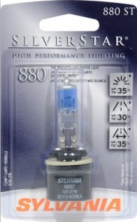 Sylvania 880 ST SilverStar High Performance Halogen Fog Lamp, (Pack of 1) Sylvania 880 ST SilverStar High Performance Halogen Fog Lamp, (Pack of 1)