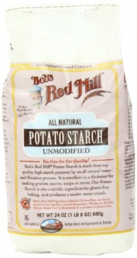 Bob's Red Mill Potato Starch, 24-Ounce (Pack of 4) Bob's Red Mill Potato Starch, 24-Ounce (Pack of 4)