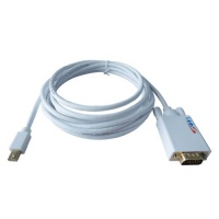 LinkS Gold Plated Mini DisplayPort | Thunderbolt to VGA Cable in White 10 Feet LinkS Gold Plated Mini DisplayPort | Thunderbolt to VGA Cable in White 10 Feet