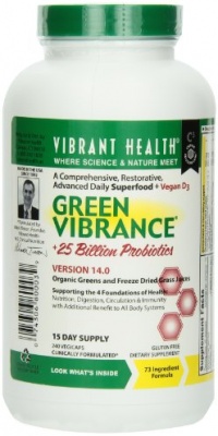 Vibrant Health Green Vibrance, Vegicaps, 240-Count Vibrant Health Green Vibrance, Vegicaps, 240-Count