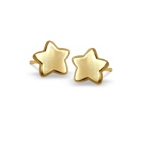 Alex Woo Mini Additions 14k Yellow Gold Star Earrings Alex Woo Mini Additions 14k Yellow Gold Star Earrings