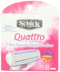 Schick Quattro for Women Refill Cartridges, 8 Cartridges Schick Quattro for Women Refill Cartridges, 8 Cartridges