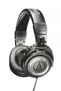 Audio-Technica ATH-M50 Professional Studio Monitor Headphones with Coiled Cable Audio-Technica ATH-M50 Professional Studio Monitor Headphones with Coiled Cable