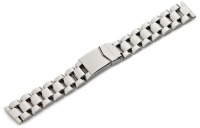 Hadley-Roma Men's MB4486RWSE 20 20-mm Solid Link Stainless Steel Watch Strap Hadley-Roma Men's MB4486RWSE 20 20-mm Solid Link Stainless Steel Watch Strap
