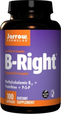 Jarrow Formulations Jarrow B-right Complex, 100 Capsules Jarrow Formulations Jarrow B-right Complex, 100 Capsules