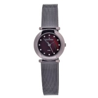 Skagen Women's 107SDDD Quartz Stainless Steel Brown Mother Of Pearl Dial Watch Skagen Women's 107SDDD Quartz Stainless Steel Brown Mother Of Pearl Dial Watch