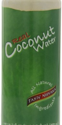 Taste Nirvana Real Coconut Water, 16.2-Ounce (Pack of 12) Taste Nirvana Real Coconut Water, 16.2-Ounce (Pack of 12)