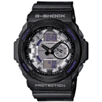 Casio G Shock Anti-magnetic Silver Dial Black Resin Mens Watch GA150MF-8ACR Casio G Shock Anti-magnetic Silver Dial Black Resin Mens Watch GA150MF-8ACR