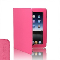 SAVEICON® Hot Pink PU Folio Leather Case Cover with Built-in Stand for Apple iPad 1 1st Generation SAVEICON® Hot Pink PU Folio Leather Case Cover with Built-in Stand for Apple iPad 1 1st Generation