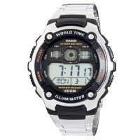 Casio Men's AE2000WD-1AV Silver-Tone Multi-Functional Digital Sport Watch Casio Men's AE2000WD-1AV Silver-Tone Multi-Functional Digital Sport Watch