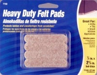 Waxman 4719295N Self-Stick Strips Felt Pads, Oatmeal, 1/2-Inch by 2-5/8-Inch Waxman 4719295N Self-Stick Strips Felt Pads, Oatmeal, 1/2-Inch by 2-5/8-Inch