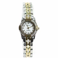 Armitron Women's 753465MPTT NOW Swarovski Crystal Accented Two-Tone Dress Watch Armitron Women's 753465MPTT NOW Swarovski Crystal Accented Two-Tone Dress Watch
