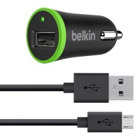 Belkin MiXiT Car Charger + Micro USB Cable for all Kindle and Kindle Fire Models, 4 Feet (Black) Black Belkin MiXiT Car Charger + Micro USB Cable for all Kindle and Kindle Fire Models, 4 Feet (Black) Black