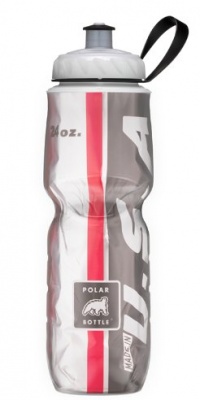 Polar Team Insulated Water Bottle: 24oz; Red/Black Polar Team Insulated Water Bottle: 24oz; Red/Black