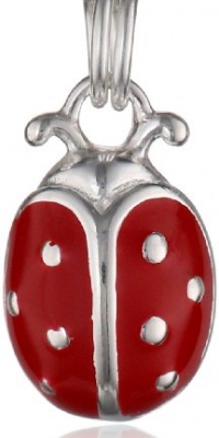 Sterling Silver Enamel Ladybug Charm Sterling Silver Enamel Ladybug Charm