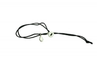 Alex Woo Womens Black Silver Mini Cord Hand Charm Nylon Bracelet Alex Woo Womens Black Silver Mini Cord Hand Charm Nylon Bracelet