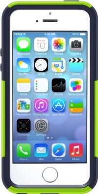 OtterBox Commuter Series Case for iPhone 5/5s - Retail Packaging - Blue/Lime Green OtterBox Commuter Series Case for iPhone 5/5s - Retail Packaging - Blue/Lime Green