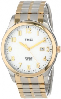 Timex Men's T2N851 Elevated Classics Dress Two-Tone Expansion Band Watch Timex Men's T2N851 Elevated Classics Dress Two-Tone Expansion Band Watch