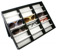 Eyeglasses Case Display Storage Box Holds 18 Small or Regular Size Sunglasses, reader, Jewelry, Watches and Fashion Accessories Free Shipping USA Eyeglasses Case Display Storage Box Holds 18 Small or Regular Size Sunglasses, reader, Jewelry, Watches and Fashion Accessories Free Shipping USA