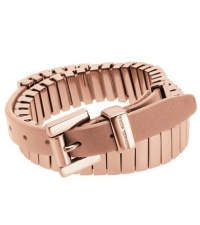 Michel Kors MKJ1230 Women's Rose Gold Tone Stainless Steel and Tan Leather Double Wrap Bracelet Jewelry Michel Kors MKJ1230 Women's Rose Gold Tone Stainless Steel and Tan Leather Double Wrap Bracelet Jewelry