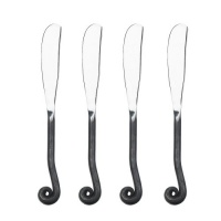 Gourmet Settings Treble Clef Stainless Steel Spreaders. Set of 4. Gourmet Settings Treble Clef Stainless Steel Spreaders. Set of 4.
