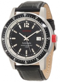 red line Men's RL-50013-11-BK Meter Automatic Black Dial Black Leather Watch red line Men's RL-50013-11-BK Meter Automatic Black Dial Black Leather Watch