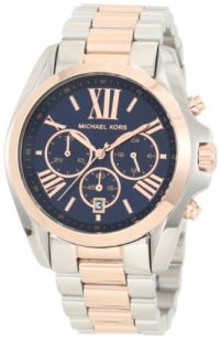 Michael Kors - Mid-Size Bradshaw Chronograph Watch, Silver-Color/Rose Golden - MK5606 Michael Kors - Mid-Size Bradshaw Chronograph Watch, Silver-Color/Rose Golden - MK5606