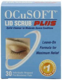 OCuSOFT Lid Scrub Plus, Pre-Moistened Pads, Individually Wrapped, 30 Pads OCuSOFT Lid Scrub Plus, Pre-Moistened Pads, Individually Wrapped, 30 Pads