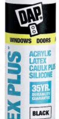Dap 18126 Black Alex Plus Acrylic Latex Caulk Plus Silicone 10.1-Ounce Dap 18126 Black Alex Plus Acrylic Latex Caulk Plus Silicone 10.1-Ounce