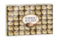 Ferrero Rocher Fine Hazelnut Chocolate, 48 Count Ferrero Rocher Fine Hazelnut Chocolate, 48 Count